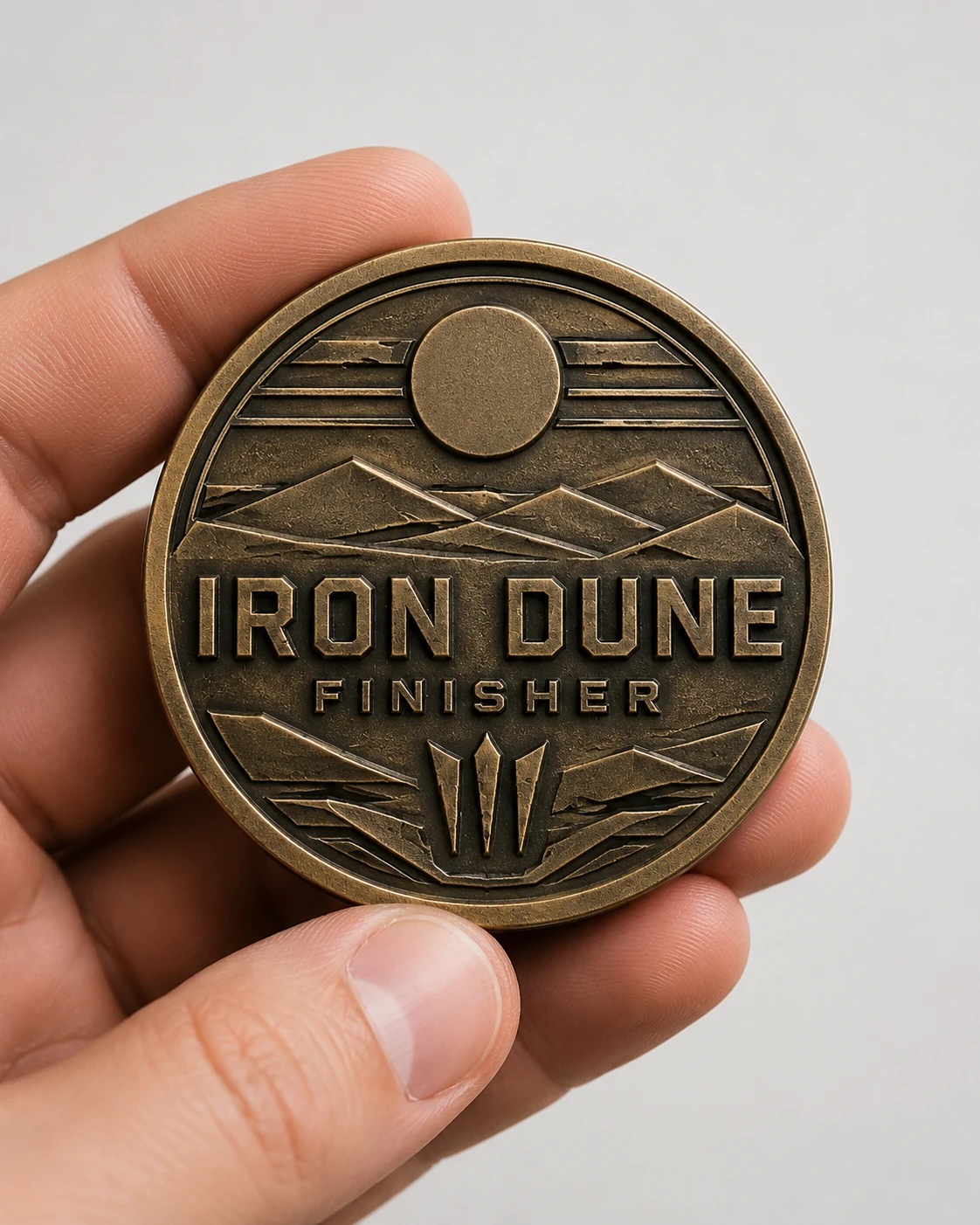 Illustrative custom challenge coin design