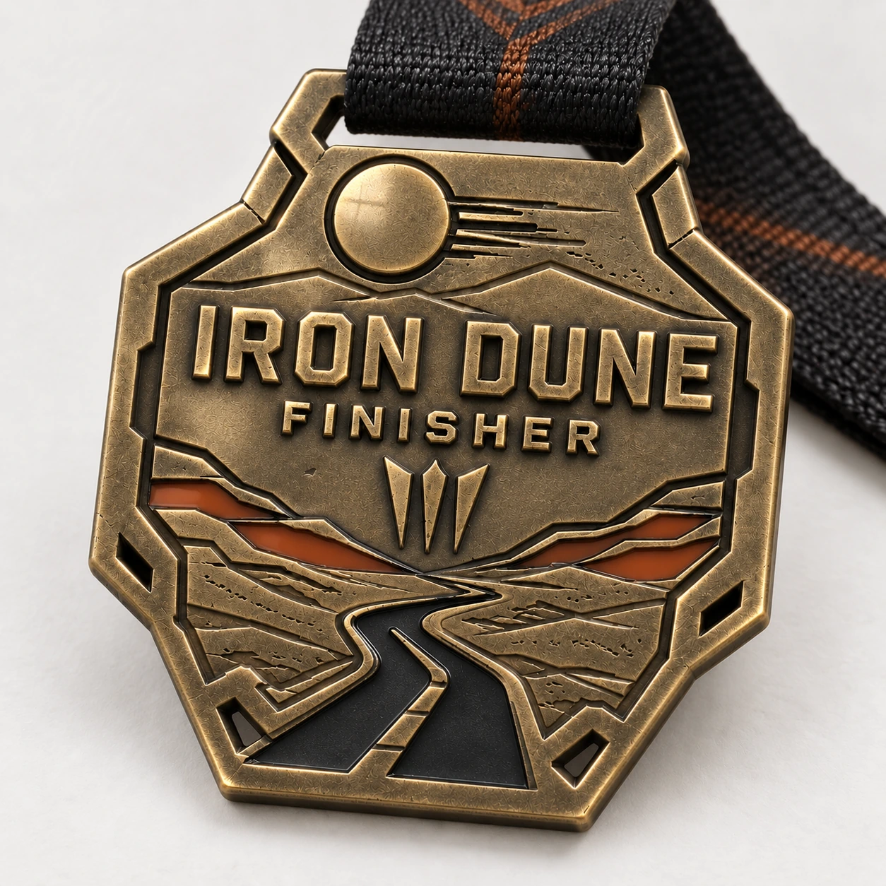 Illustrative custom enamel medals design